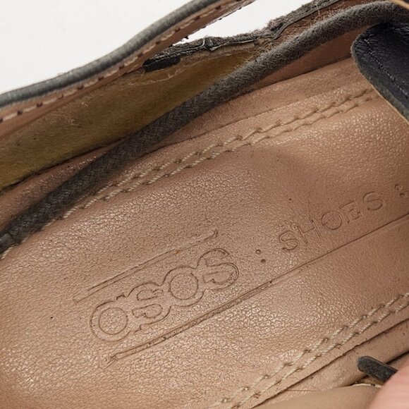 "Milton" Leather Flat Cut Out Brogue from ASOS DESIGN - Picture 4 of 7